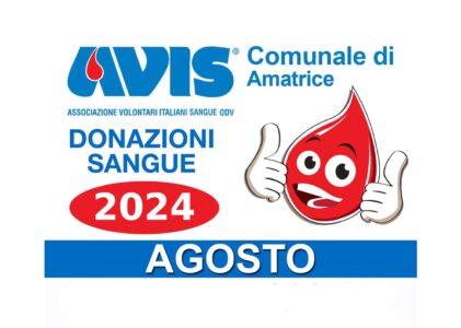 Donazioni agosto 2024